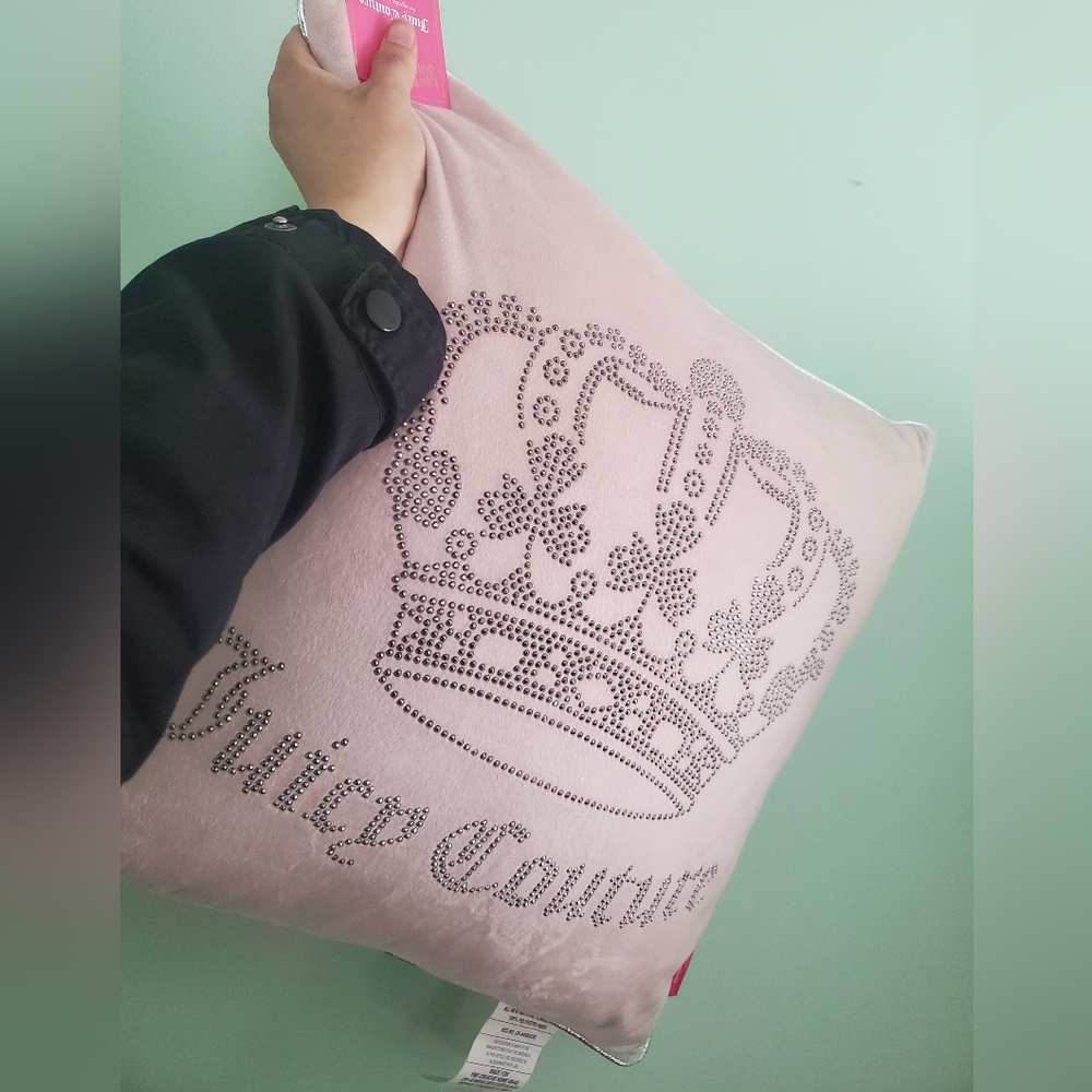 ✨Juicy Couture htf 💎BLING💎 gorgeous throw / accent pillow NWT